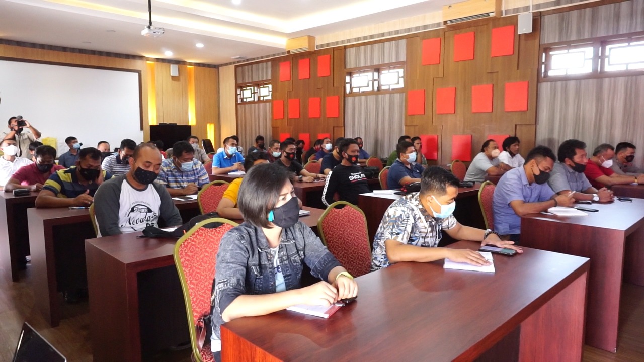 IJTI Jember Inisiasi Training OF Mobile Journalism di Polres Jember