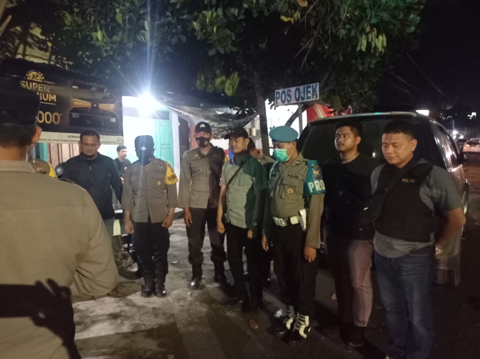 Kedatangan Rombongan PSNU Pagar Nusa Dikawal Ketat Polsek Jajaran Polres Kediri