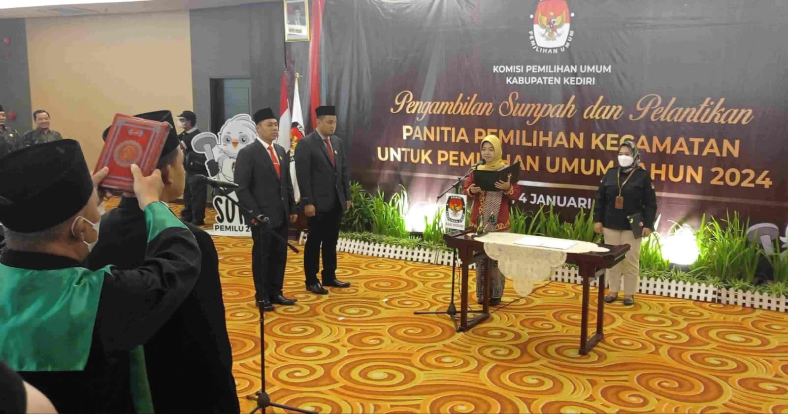KPU Kabupaten Kediri Lantik 130 PPK
