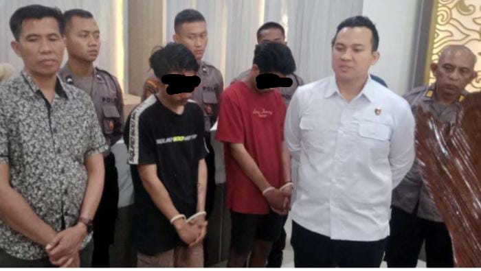 Polres Nganjuk Berhasil Amankan Perusak Ornamen Tugu Asmaul Husna di Tanjunganom